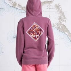 Salty Crew Retro Tippet Faded Plum Boyfriend Hoody