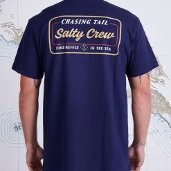 Salty Crew Mens Marina Navy Standard S/S Tee