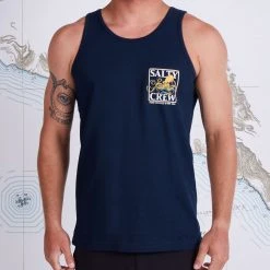 Salty Crew Ink Slinger Navy Tank