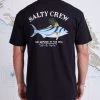 Salty Crew Rooster Black Premium S/S Tee
