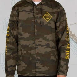 Salty Crew Tippet Camo Snap Jacket