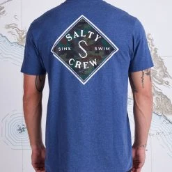 Salty Crew Tippet Decoy Navy Heather S/S Standard Tee Mens