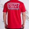 Salty Crew Layers Red S/S Premium Tee Mens