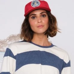 Salty Crew Palms Up Red Trucker