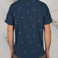 Salty Crew Breezer Navy S/S Tech Woven