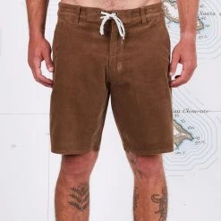 Salty Crew Ballast Earth Corduroy Shorts Mens