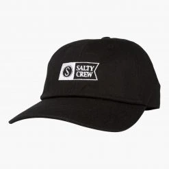 Salty Crew Mens Alpha Black Dad Hat