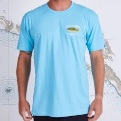 Salty Crew Mens Bigmouth Pacific Blue S/S Premium Tee
