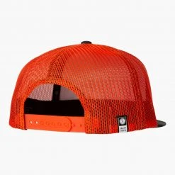 Salty Crew Alpha Twill Camo/Orange Trucker Mens