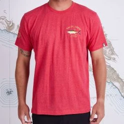Salty Crew Ahi Mount Red Heather S/S Standard Tee Mens