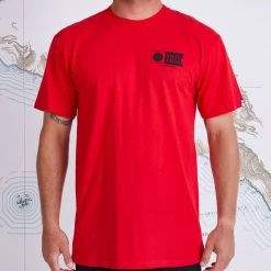 Salty Crew Mens Alpha Red S/S Standard Tee